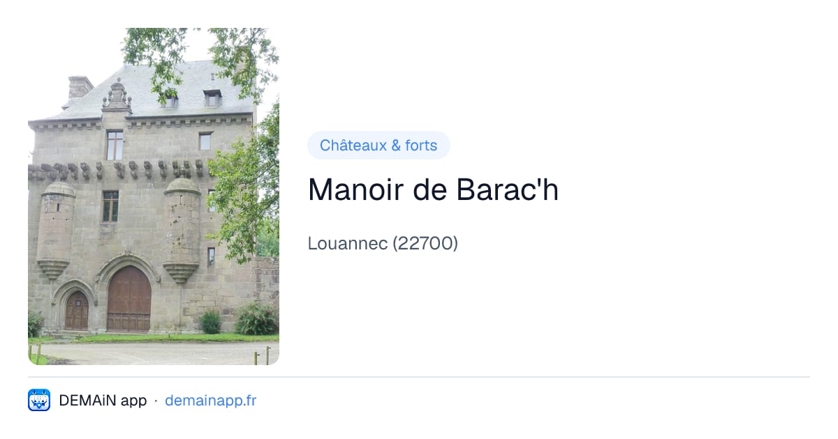 Manoir de Barac'h — Louannec