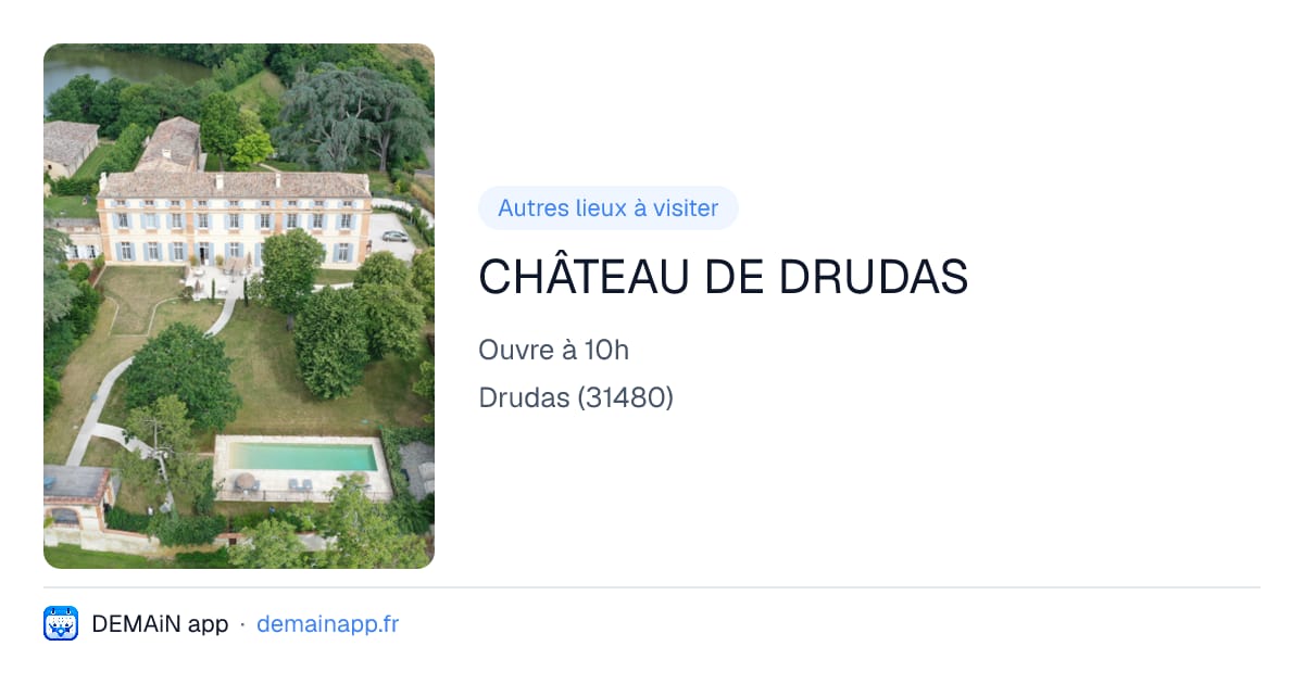CHÂTEAU DE DRUDAS — Drudas