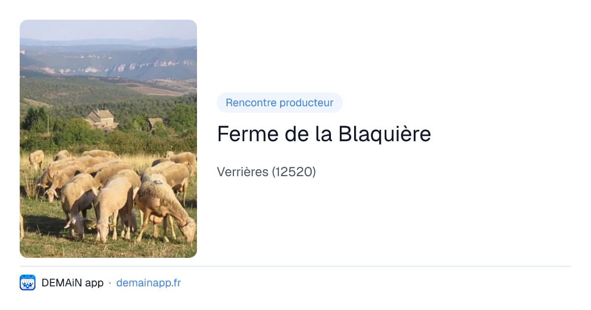 Ferme de la Blaquière — Verrières