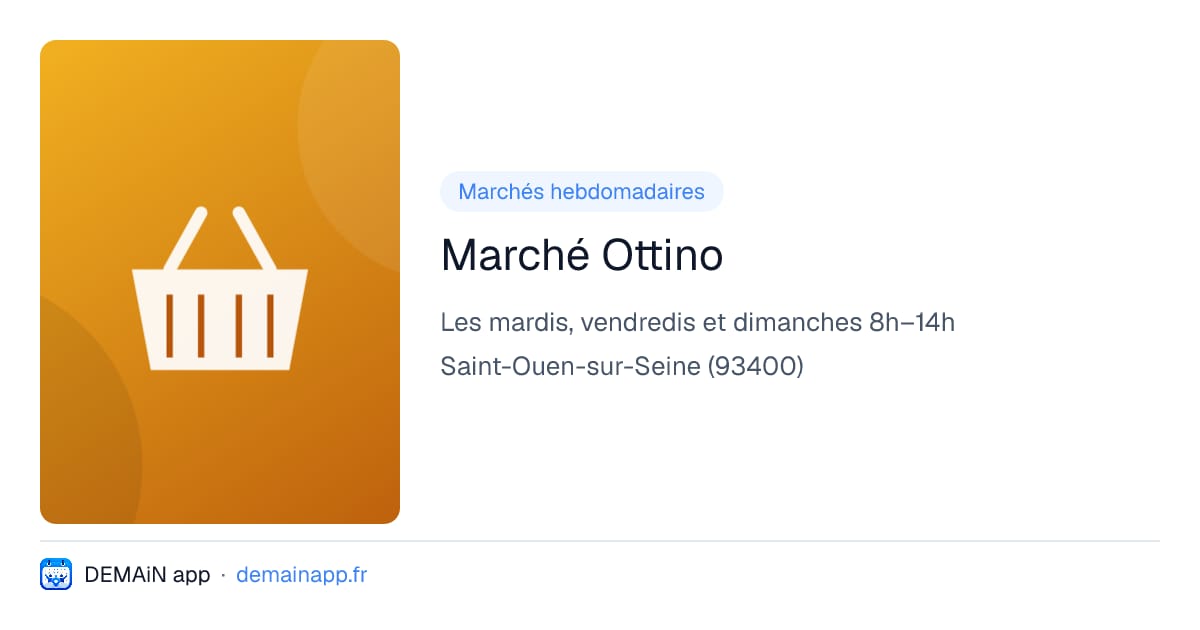 Marché Ottino — Saint-Ouen-sur-Seine