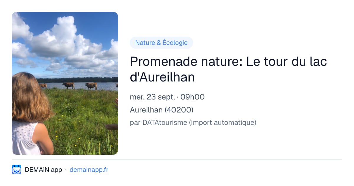Promenade nature: Le tour du lac d'Aureilhan — Aureilhan