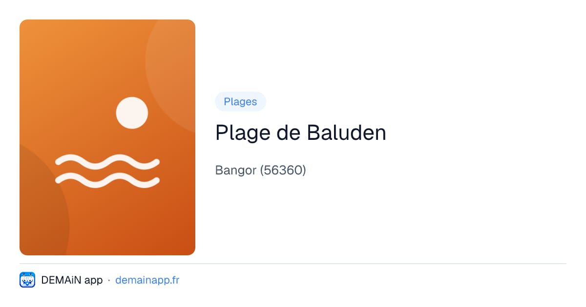 Plage de Baluden — Bangor