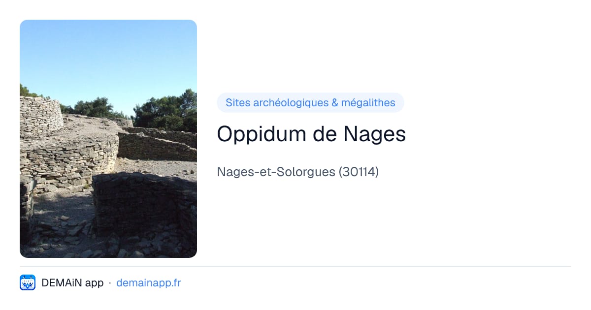 Oppidum de Nages — Nages-et-Solorgues