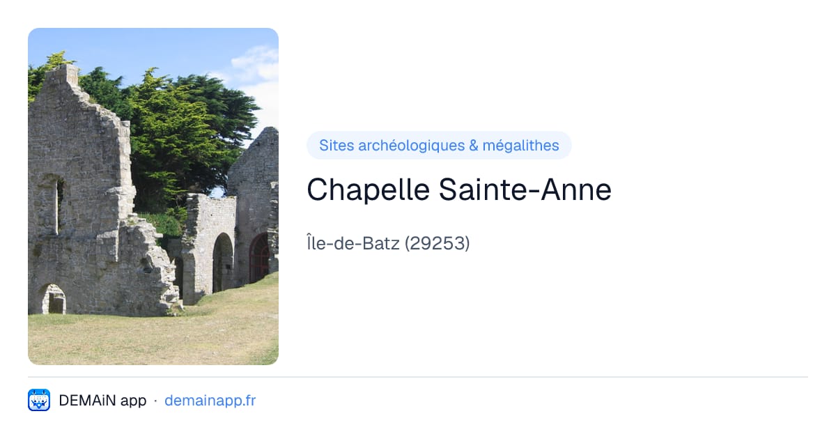 Chapelle Sainte-Anne — Île-de-Batz