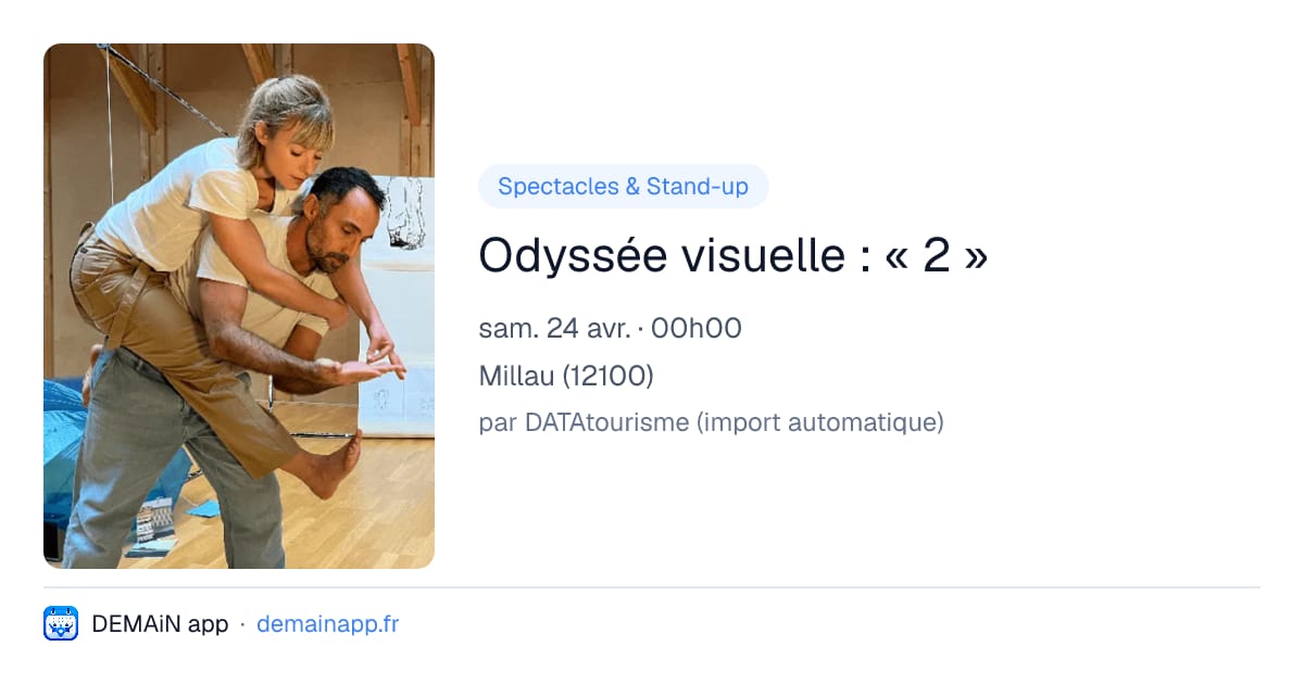 Odyssée visuelle : « 2 » — Millau
