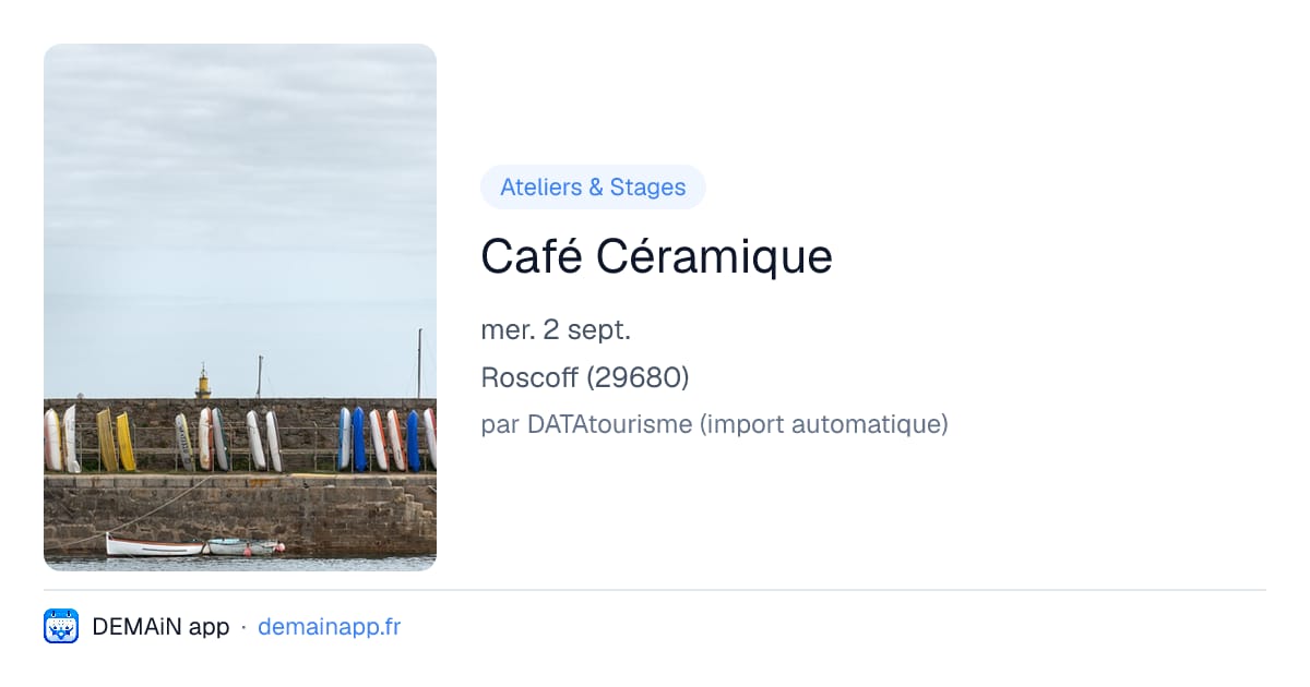 Café Céramique — Roscoff
