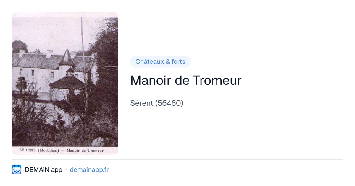 Manoir de Tromeur — Sérent