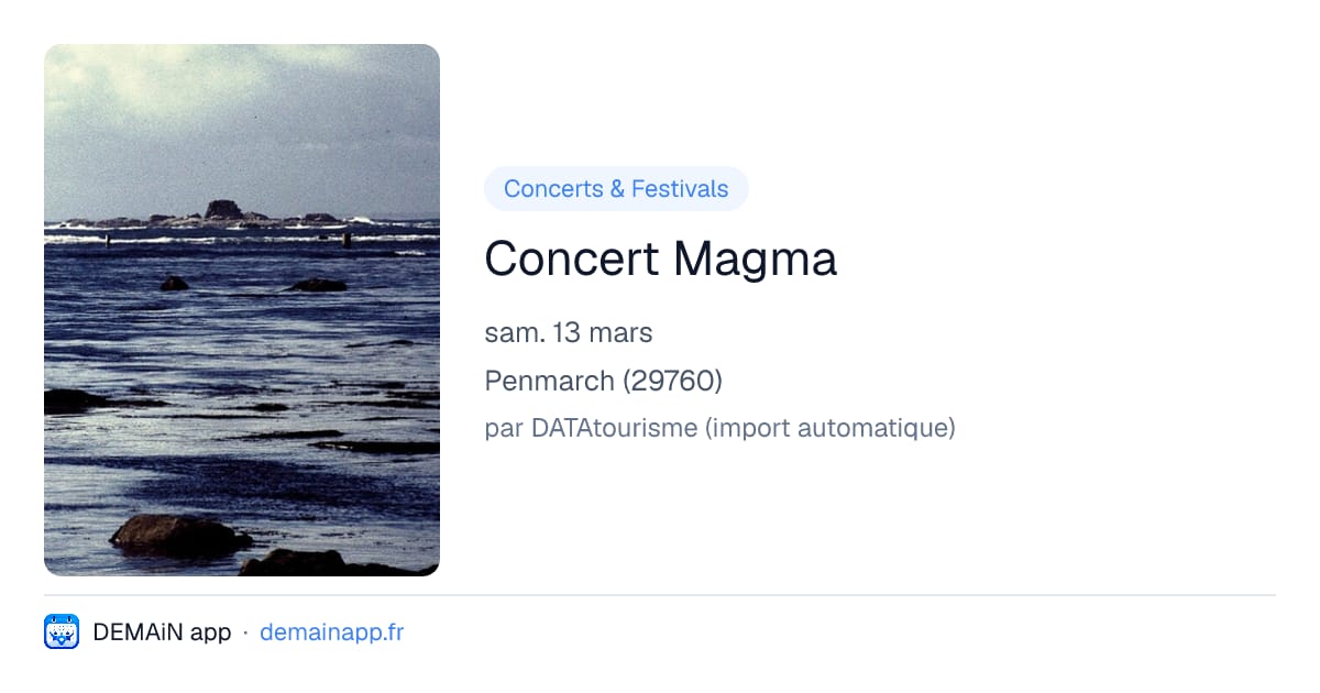 Concert Magma — Penmarch