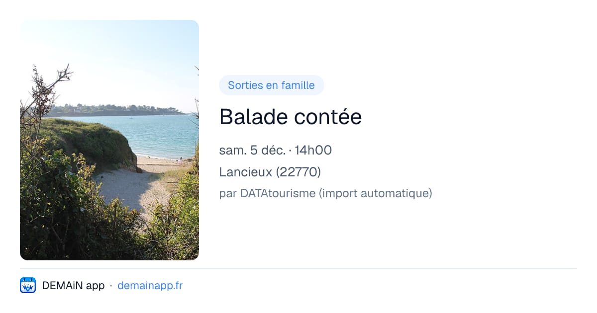 Balade contée — Lancieux