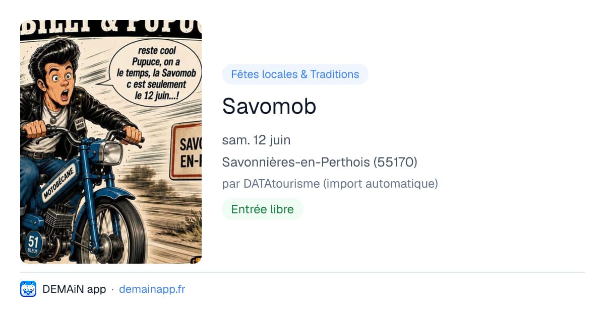 Savomob — Savonnières-en-Perthois