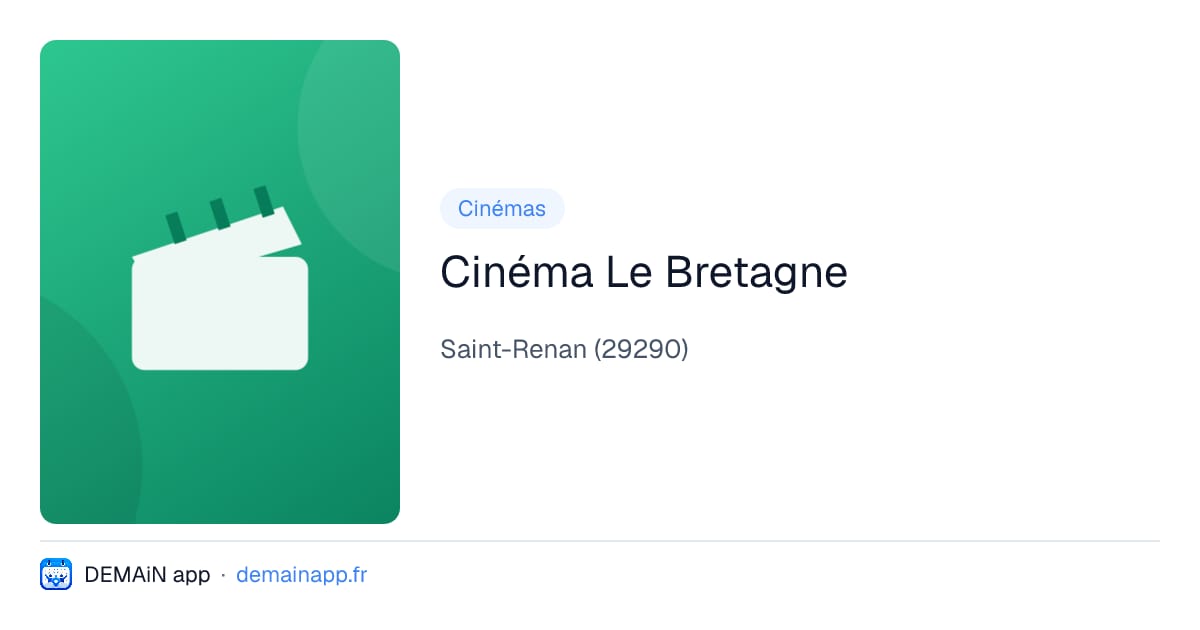 Cinéma Le Bretagne — Saint-Renan