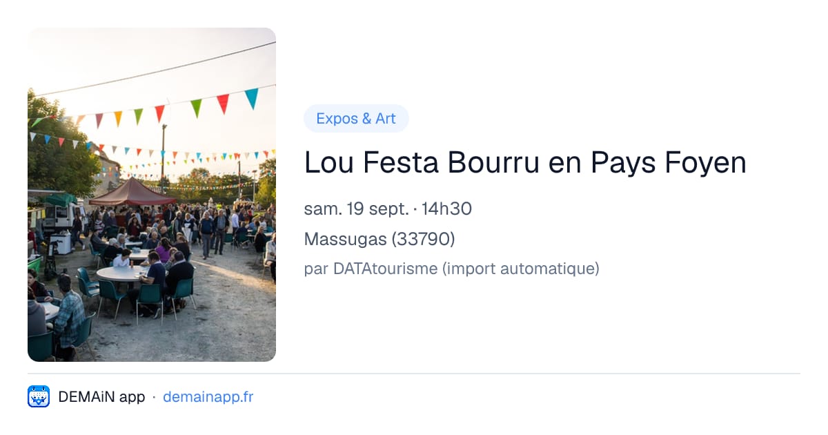 Lou Festa Bourru en Pays Foyen — Massugas