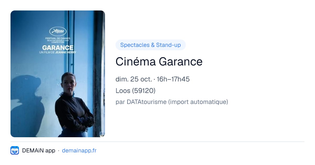 Cinéma Garance — Loos