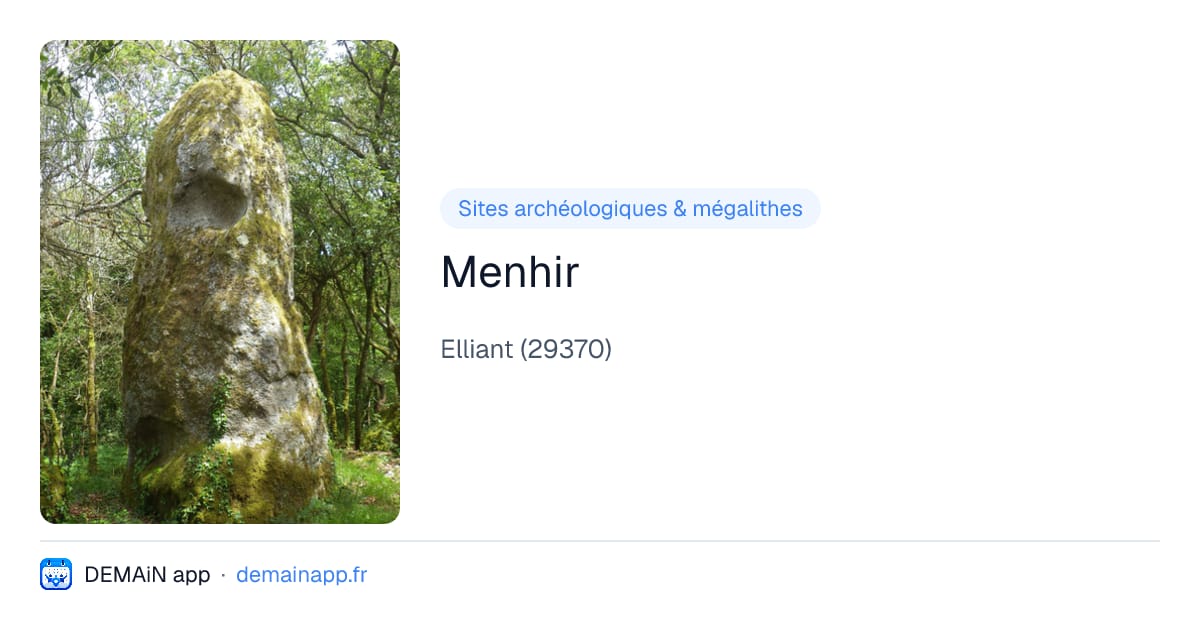 Menhir — Elliant