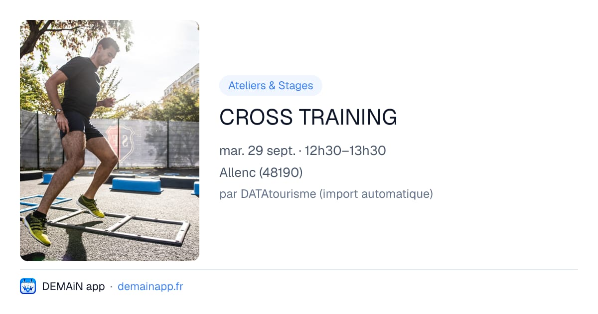 CROSS TRAINING — Allenc