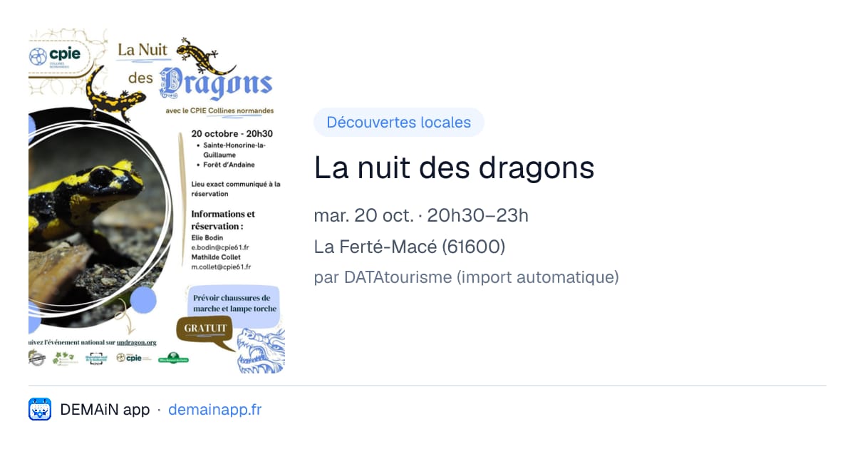 La nuit des dragons — La Ferté-Macé