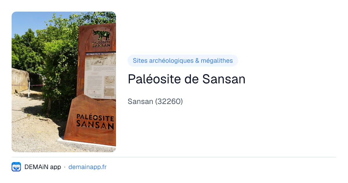 Paléosite de Sansan — Sansan
