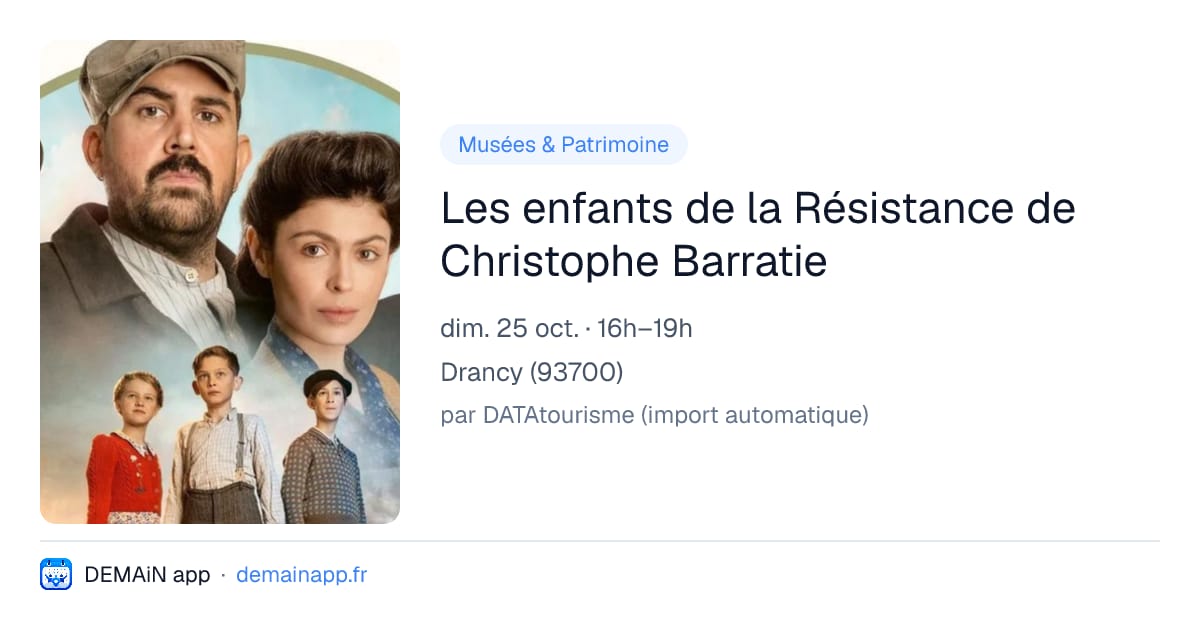 Les enfants de la Résistance de Christophe Barratie — Drancy