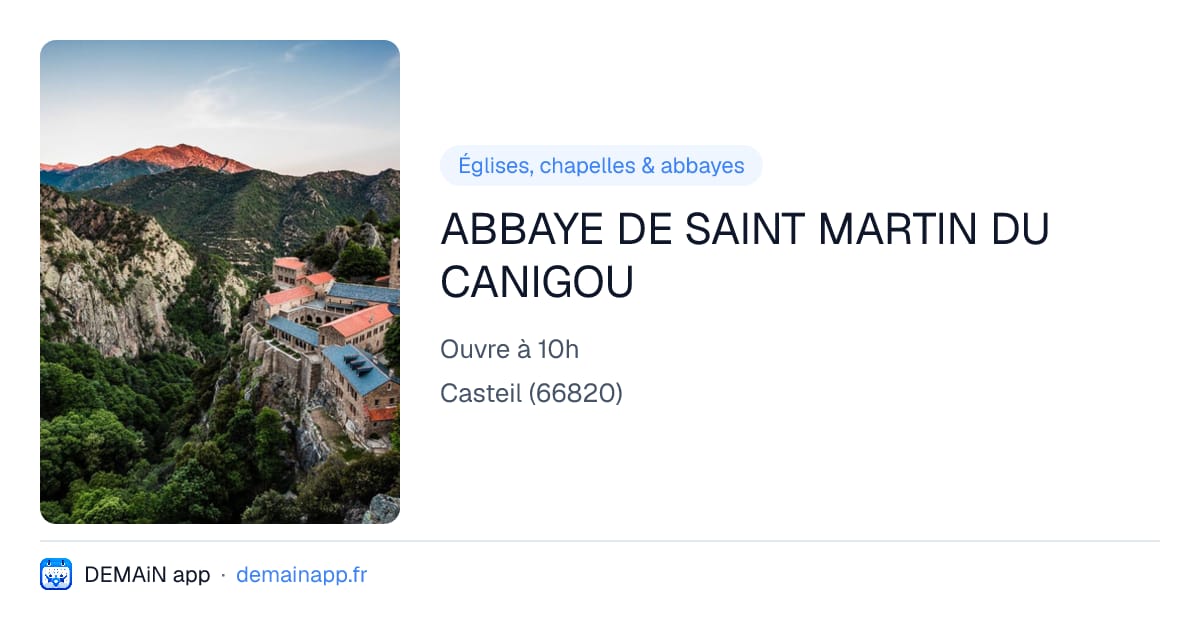 ABBAYE DE SAINT MARTIN DU CANIGOU — Casteil
