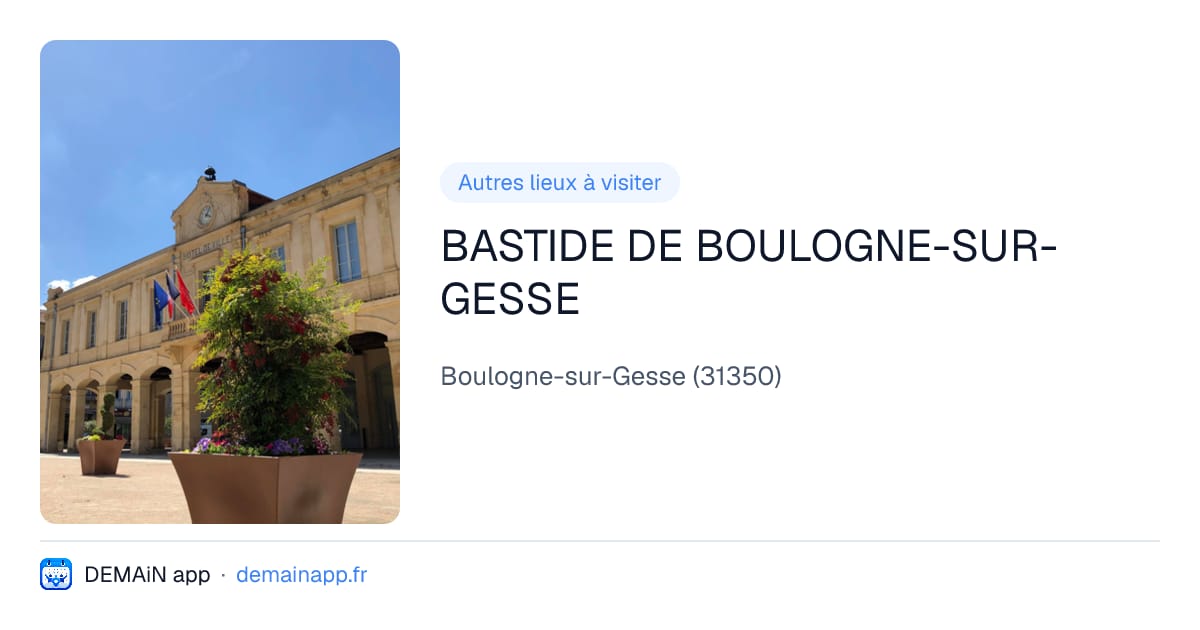 BASTIDE DE BOULOGNE-SUR-GESSE — Boulogne-sur-Gesse
