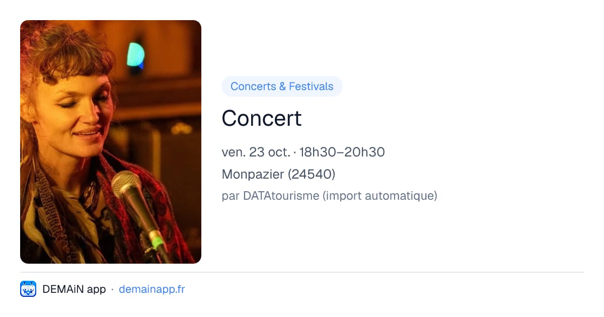 Concert — Monpazier