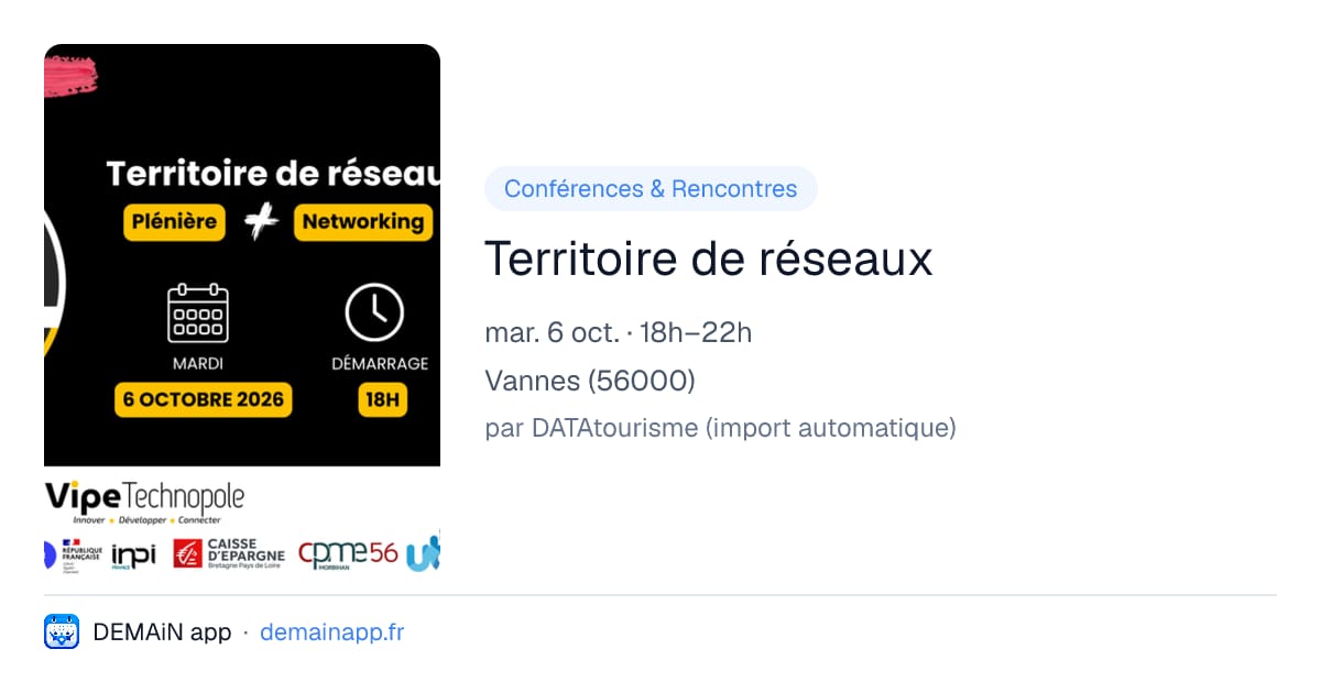 Territoire de réseaux — Vannes