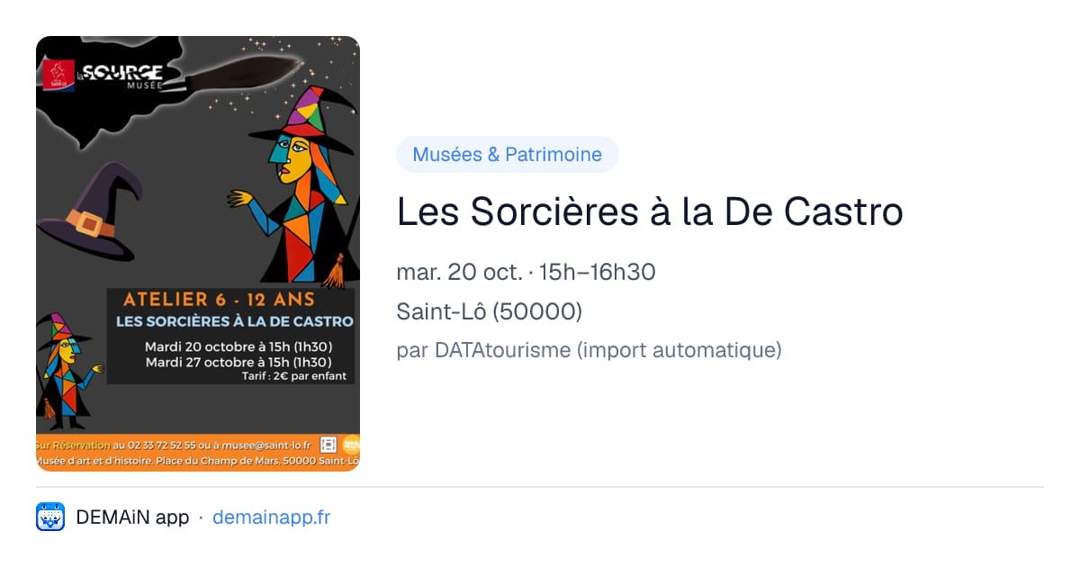 Les Sorcières à la De Castro — Saint-Lô