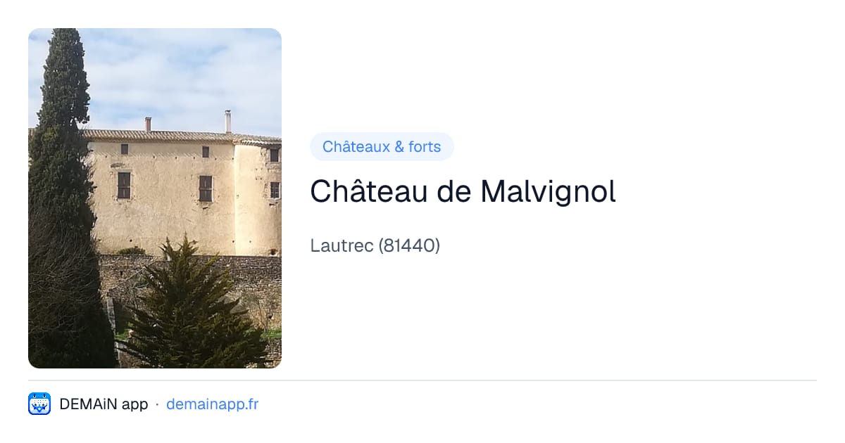 Château de Malvignol — Lautrec