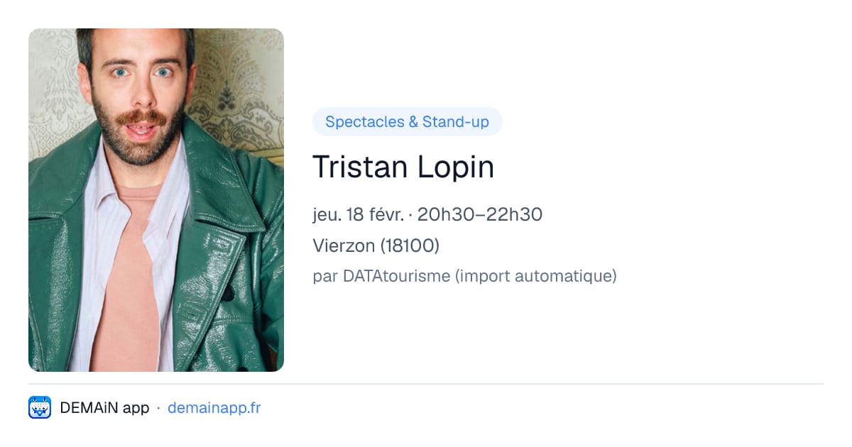 Tristan Lopin — Vierzon