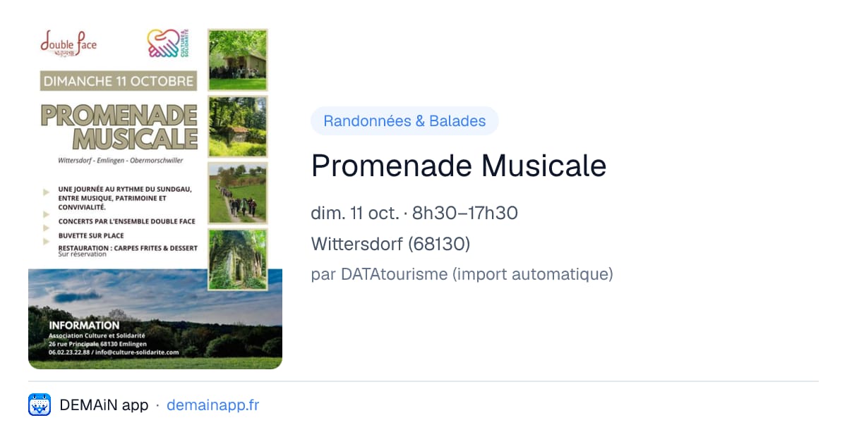 Promenade Musicale — Wittersdorf