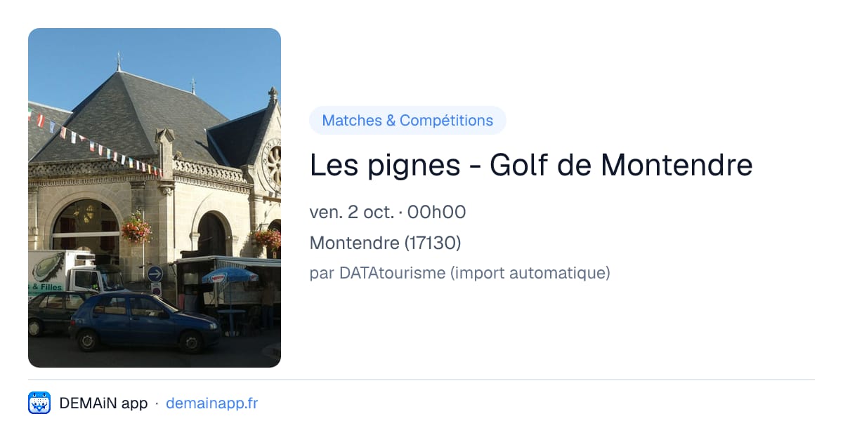 Les pignes - Golf de Montendre — Montendre