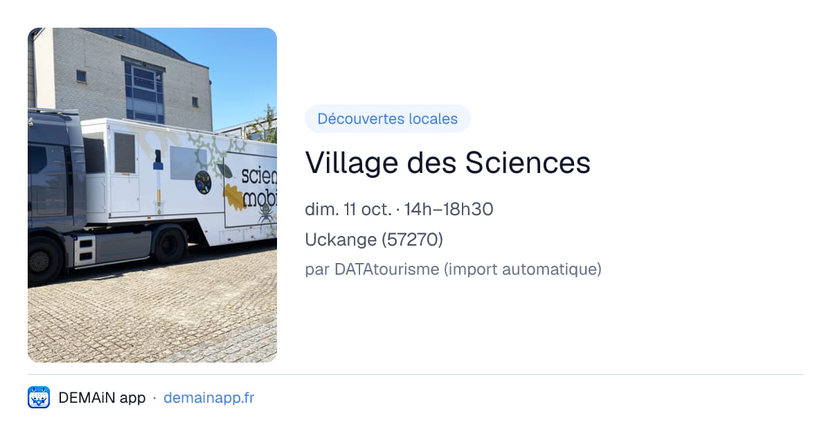 Village des Sciences — Uckange