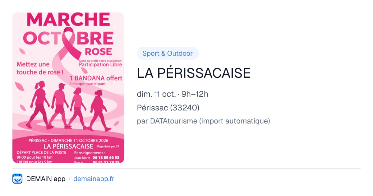LA PÉRISSACAISE — Périssac
