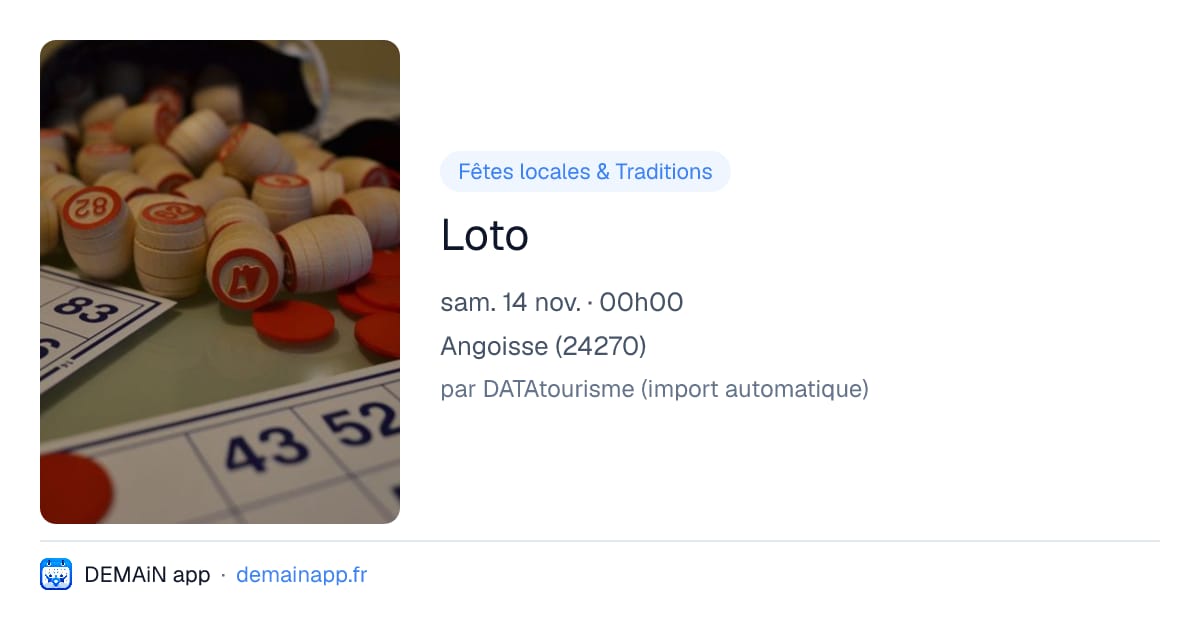 Loto — Angoisse