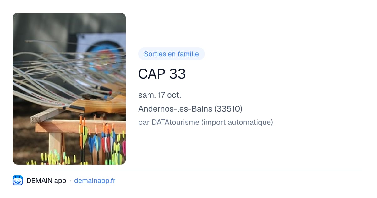 CAP 33 — Andernos-les-Bains