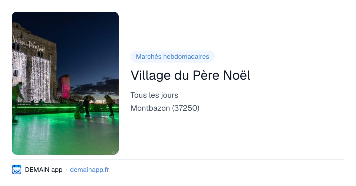Village du Père Noël — Montbazon