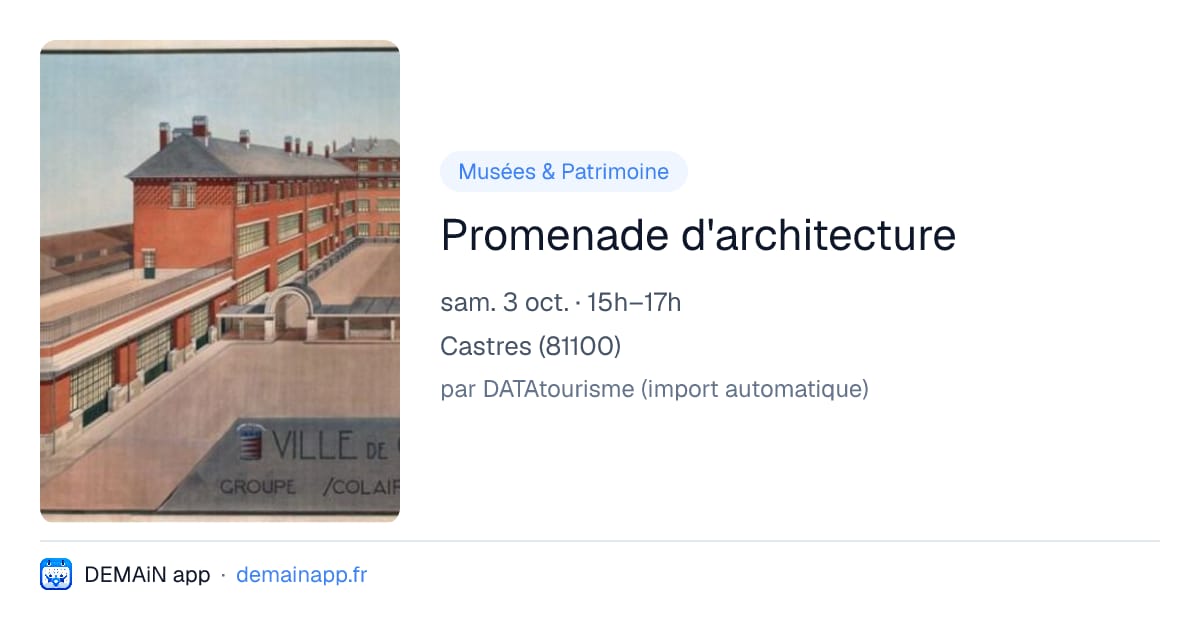 Promenade d'architecture — Castres