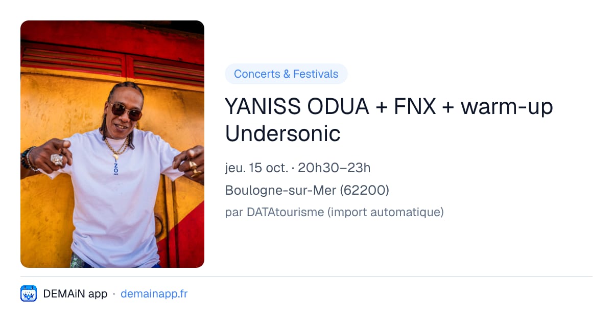 YANISS ODUA + FNX + warm-up Undersonic — Boulogne-sur-Mer