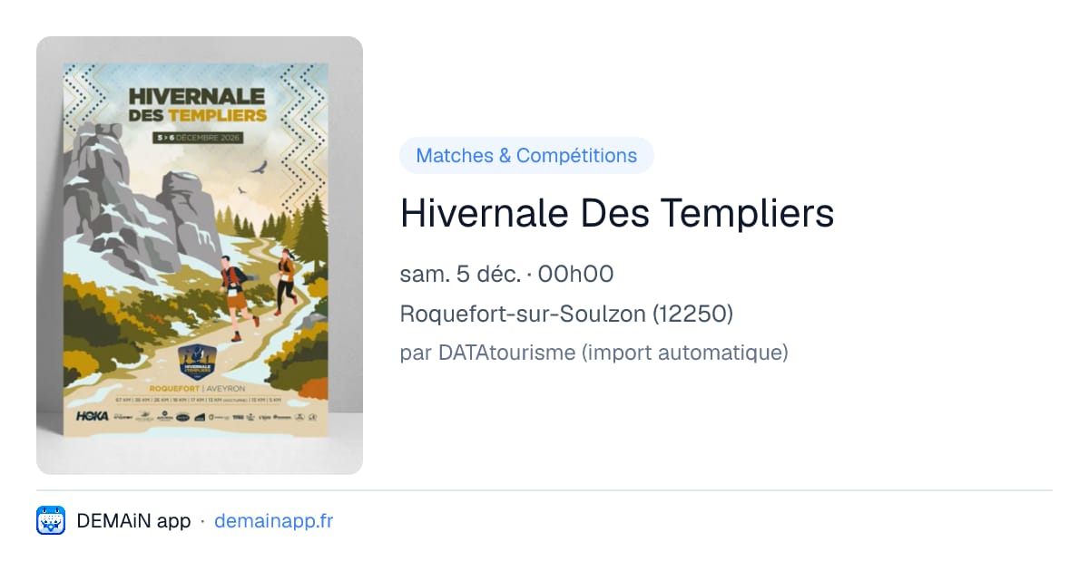 Hivernale Des Templiers — Roquefort-sur-Soulzon