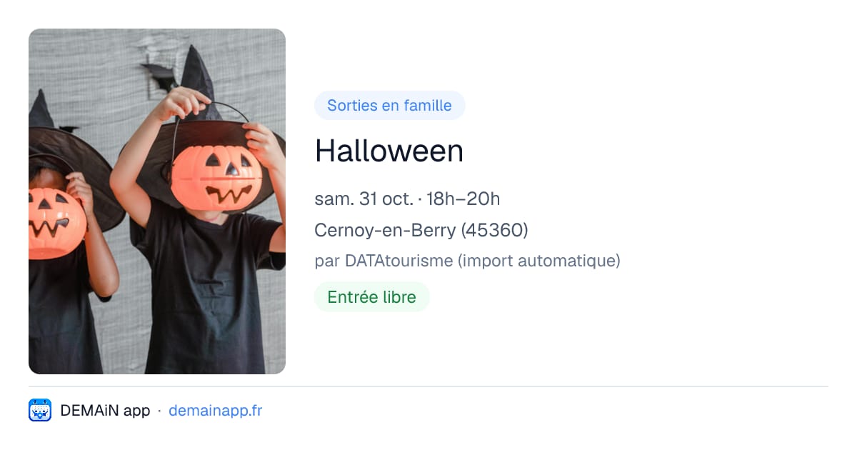 Halloween — Cernoy-en-Berry