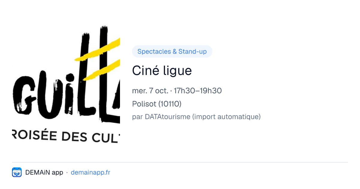 Ciné ligue — Polisot