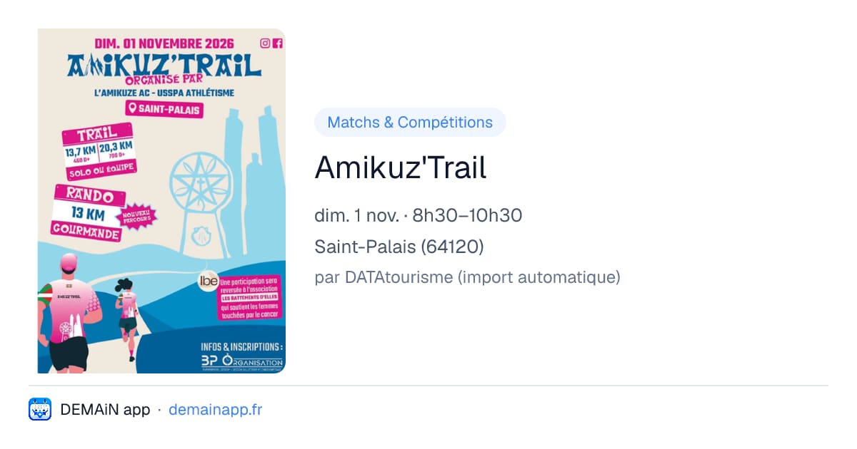 Amikuz'Trail — Saint-Palais