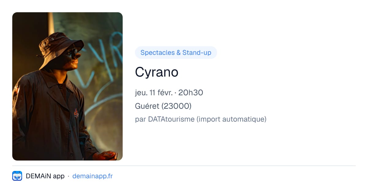 Cyrano — Guéret