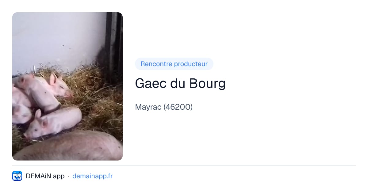 Gaec du Bourg — Mayrac