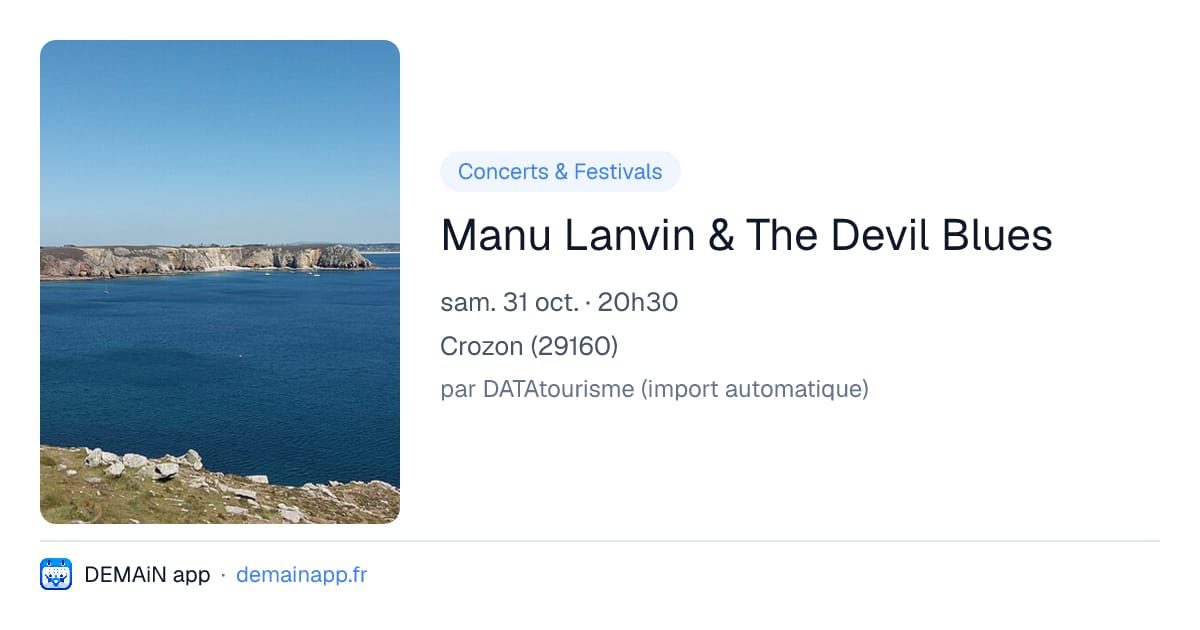Manu Lanvin & The Devil Blues — Crozon