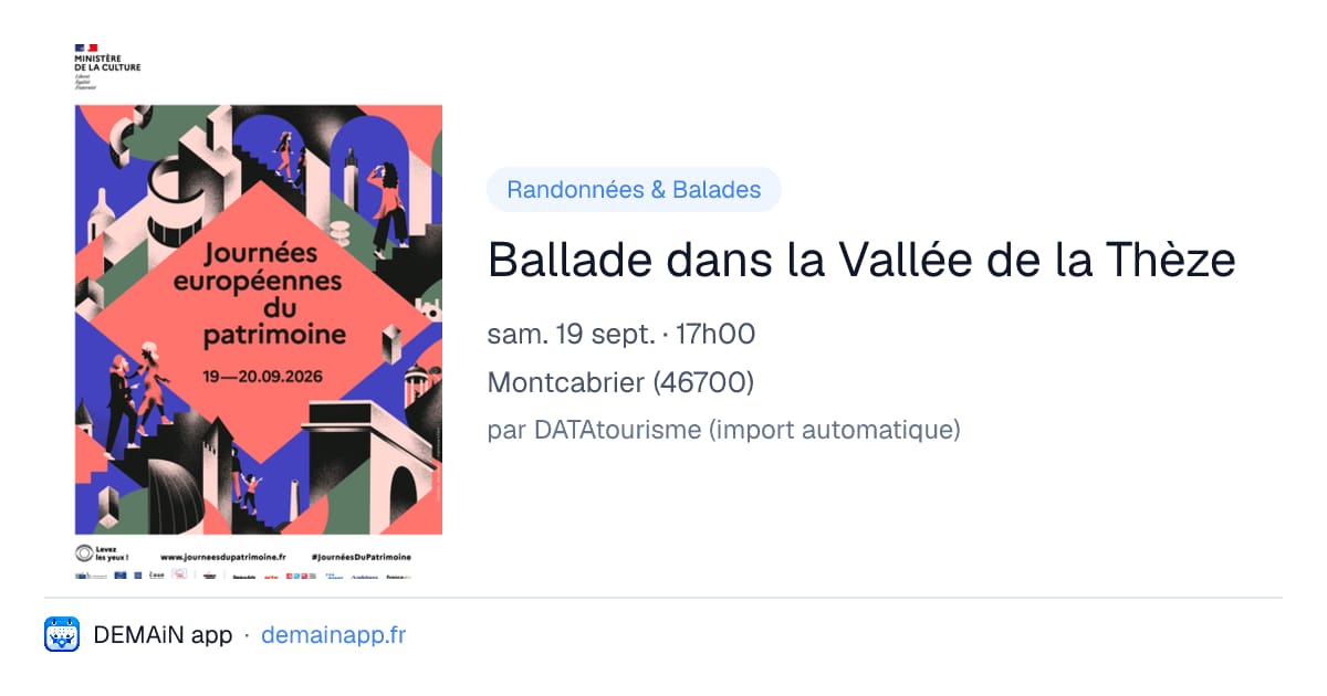Ballade dans la Vallée de la Thèze — Montcabrier