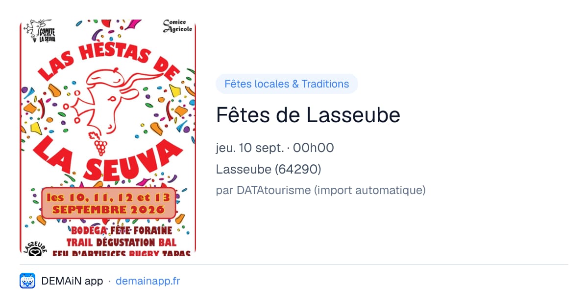 Fêtes de Lasseube — Lasseube