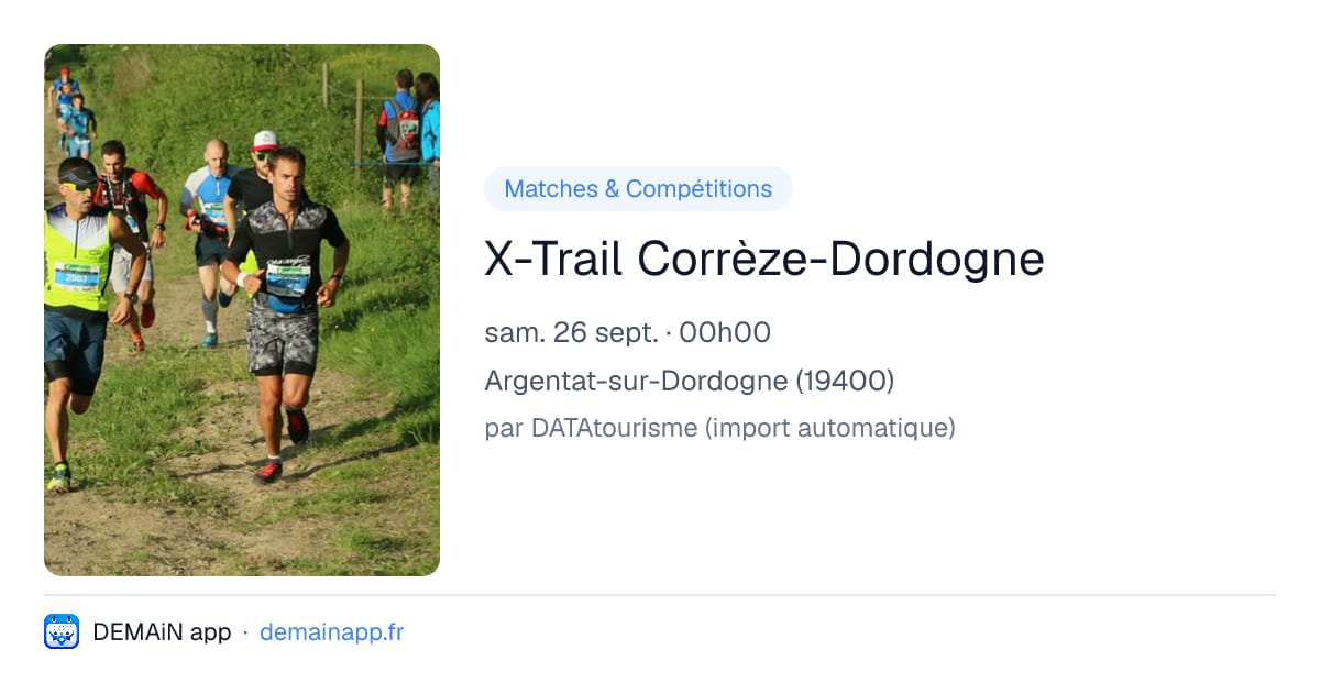 X-Trail Corrèze-Dordogne — Argentat-sur-Dordogne
