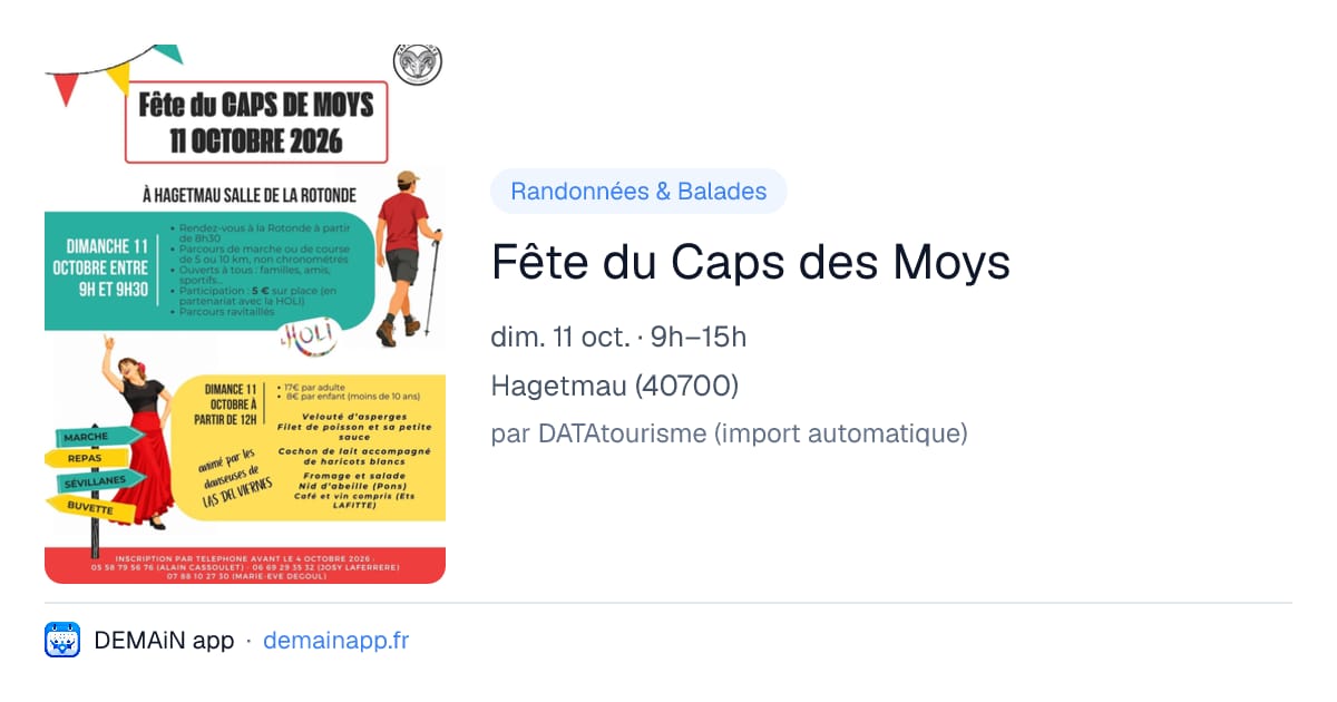 Fête du Caps des Moys — Hagetmau
