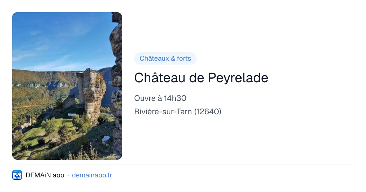 Château de Peyrelade — Rivière-sur-Tarn